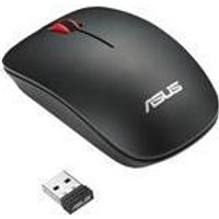 ASUS WT300 – Maus – rechts- und linkshändig – optisch – kabellos – 2.4 GHz – kabelloser Empfänger (USB) – Schwarz, Rot