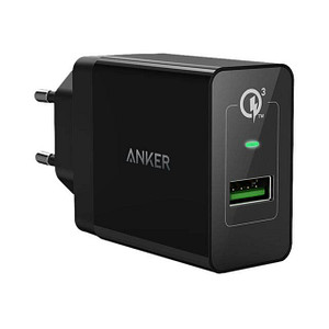 ANKER PowerPort+1 Ladeadapter schwarz, 18 Watt