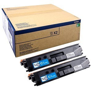 brother TN-329CTWIN  cyan Toner, 2er-Set