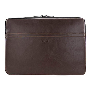 acer Laptoptasche Premium Sleeve Lederimitat braun LC.PLS14.001 bis 35,6 cm (14 Zoll)