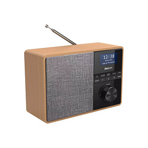 Immer auf Sendung – mit dem PHILIPS TAR5505/10 Radio braun