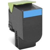 • Lexmark Rückgabe-Tonerkassette Kartusche 80C2XC0 • Farbe: Cyan • Reichweite: ca. 4.000 Seiten • Kompatibel zu: Lexmark CX510de / CX510dhe / CX510dthe