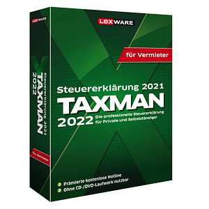 LEXWARE TAXMAN Vermieter 2022 Software Vollversion (DVD)