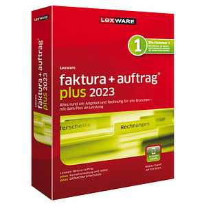 LEXWARE faktura+auftrag plus 2023 Software Vollversion (DVD)