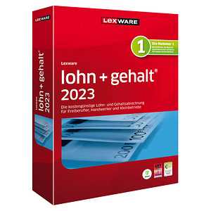 LEXWARE lohn+gehalt 2023 Software Vollversion (DVD)