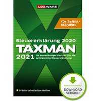 LEXWARE TAXMAN Selbstständige 2021 (für das Steuerjahr 2020) Software Vollversion (Download-Link)