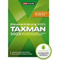 LEXWARE TAXMAN Rentner & Pensionäre 2022 (für das Steuerjahr 2021) Software Vollversion (Download-Link)