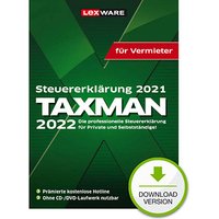 LEXWARE TAXMAN Vermieter 2022 (für das Steuerjahr 2021) Software Vollversion (Download-Link)