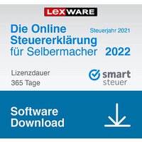 LEXWARE smartsteuer 2022 (für das Steuerjahr 2021) Software Vollversion (Download-Link)