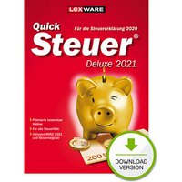 LEXWARE QuickSteuer Deluxe 2021 (für das Steuerjahr 2020) Software Vollversion (Download-Link)