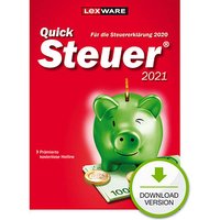 LEXWARE QuickSteuer 2021 (für das Steuerjahr 2020) Software Vollversion (Download-Link)