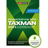 LEXWARE TAXMAN professional 2021 (für das Steuerjahr 2020) Software Vollversion (Download-Link)