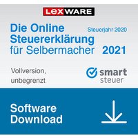 LEXWARE smartsteuer 2021 (für das Steuerjahr 2020) Software Vollversion (Download-Link)