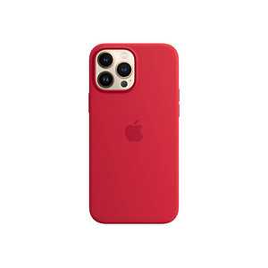 Apple Silikon Case mit MagSafe Handyhülle für Apple iPhone 13 Pro Max rot