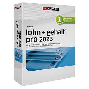 LEXWARE lohn+gehalt pro 2023 Software Vollversion (DVD)