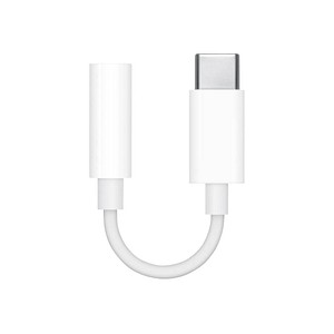 Apple USB C/3,5 mm Adapter USB C/3,5 mm weiß