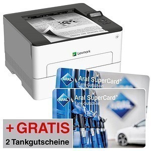 AKTION: Lexmark B2236dw Laserdrucker grau + GRATIS Aral Tankgutschein 2x 20 €