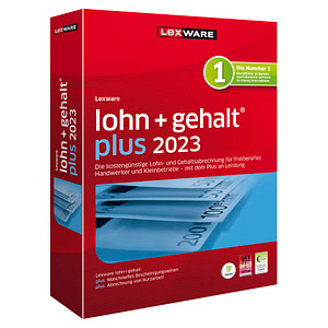 LEXWARE lohn+gehalt plus 2023 Software Vollversion (DVD)