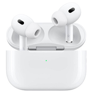 Starke Tonqualität trifft auf perfekten Tragekomfort – der Apple AirPods Pro 2. Gen. In-Ear-Kopfhörer weißMit dem Apple AirPods Pro 2. Gen. In-Ear-Kopfhörer weiß hören Sie Ihre Lieblingsmusik nicht nur in einwandfreier Audioqualität