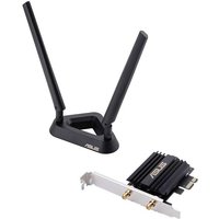 Asus WLAN-Adapter PCE-AX58BT WLAN Netzwerkkarte, Wi-Fi 6 Adapter, Dualband, Antennen