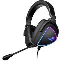 Asus ROG Delta S Gaming-Headset (AI-Noise-Cancelling-Mikrofon, MQA-Rendering-Technologie, Hi-Res ESS 9281 QUAD DAC, RGB-Beleuchtung, Leichtgewicht, USB-C)