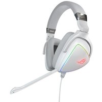 Asus ROG Delta White Edition USB-C Gaming Headset Gaming-Headset (weiß, PS4 Headset, PC Headset, RGB Beleuchtung)