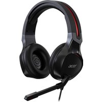 Acer Nitro Gaming Headset – anpassbares Kopfband – omnidirektionales Mikrofon – 100 dB Empfindlichkeit – schwarz-rot (NP.HDS1A.008)