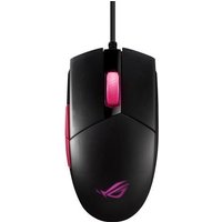 ASUS ROG Strix Impact II Electro Punk – Maus – rechts- und linkshändig – optisch – 5 Tasten – kabelgebunden – USB – Schwarz, pink (90MP01U0-BMUA00)