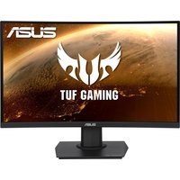 ASUS TUF Gaming VG24VQE – LED-Monitor – gebogen – 59.9 cm (23.6) – 1920 x 1080 Full HD (1080p) @ 165 Hz – VA – 250 cd/m² – 3000:1 – 1 ms – 2xHDMI, DisplayPort – Lautsprecher – Schwarz