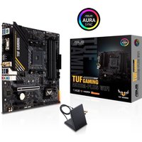 ASUS TUF GAMING A520M-PLUS WIFI – Motherboard – micro ATX – Socket AM4 – AMD A520 – USB 3.2 Gen 1 – Bluetooth, Gigabit LAN, Wi-Fi – Onboard-Grafik (CPU erforderlich) – HD Audio (8-Kanal)