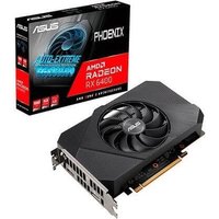 ASUS Phoenix Radeon RX 6400 – Grafikkarten – Radeon RX 6400 – 4GB GDDR6 – PCIe 4,0 – HDMI, DisplayPort (90YV0H91-M0NA00)