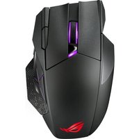 ASUS ROG Spatha X – Maus – Für Rechtshänder – optisch – 12 Tasten – kabellos, kabelgebunden – USB, 2.4 GHz – Schwarz (B-Ware)