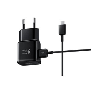 SAMSUNG EP-TA20 Ladekabel mit Adapter schwarz 1,5 m, 15 Watt