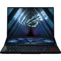 ASUS ROG Zephyrus Duo 16 GX650RX-LO180X 6900HX Notebook 40,6 cm (16 ) Quad HD+ AMD Ryzen 9 64 GB DDR5-SDRAM 2000 GB SSD NVIDIA GeForce RTX 3080 Ti Wi-Fi 6E (802.11ax) Windows 11 Pro Schwarz (90NR0921-M00H50)