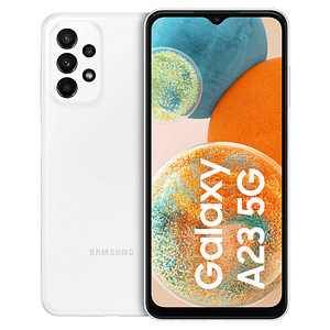 Die Zukunft in der Hosentasche mit dem SAMSUNG Galaxy A23 5G Dual-SIM-Smartphone weiß 64 GBEin digitaler Alleskönner wie das SAMSUNG Galaxy A23 5G Dual-SIM-Smartphone weiß 64 GB ist aus dem heutigen Alltag kaum mehr wegzudenken. Im Folgenden erfahren Sie viele interessante Informationen über das Gerät.Vorab einige interessante Eigenschaften für Sie:Dual-SIMFingerabdruckscannerGesichtserkennungSpeicherkartensteckplatzZusammenfassung der wichtigsten Daten:Betriebssystem: Android 11Kamera: 50 + 5 + 2 + 2 Megapixel