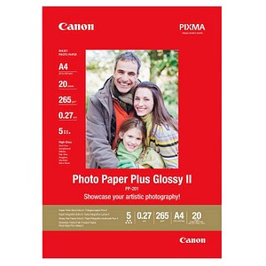 Entscheiden Sie sich für das Canon Fotopapier PP-201 DIN A4 hochglänzend 265 g/qm 20 Blatt und gleichzeitig für hochwertige Fotodrucke