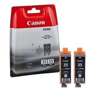 Mit den Canon PGI-35 BK Twin-Pack schwarz Druckerpatronen