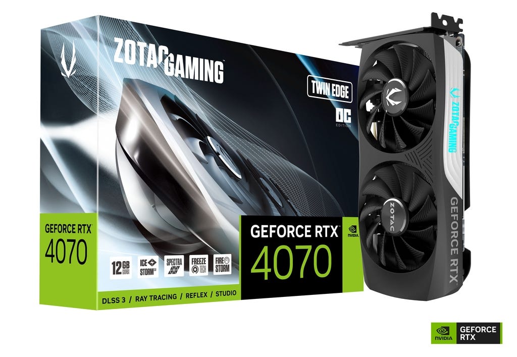 Grafikkarte Zotac GeForce RTX 4070 12GB Twin Edge OC