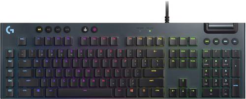 Logitech Gaming G815 LIGHTSYNC RGB Mechanical Gaming Keyboard USB Gaming-Tastatur Beleuchtet, Integr