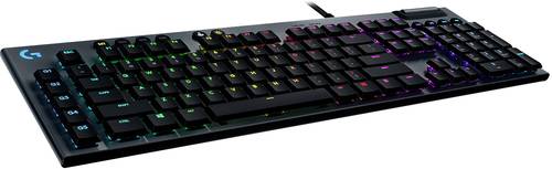 Logitech Gaming G815 LIGHTSPEED Kabelgebunden Gaming-Tastatur US-Englisch, QWERTY Schwarz