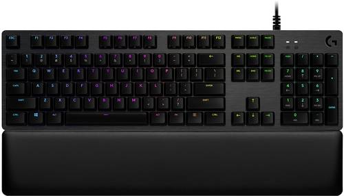 Logitech Gaming G513 Carbon GX Kabelgebunden Gaming-Tastatur US-Englisch, QWERTY Karbon