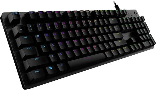 Logitech Gaming G512 CARBON GX Kabelgebunden Gaming-Tastatur Belgisch, AZERTY Karbon