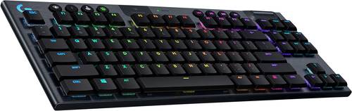 Logitech Gaming G915 CLICKY Kabellos Gaming-Tastatur US-Englisch, QWERTY Schwarz