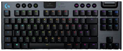 Logitech G915 TKL Tenkeyless LIGHTSPEED Kabellos, Bluetooth® Gaming-Tastatur Beleuchtet, Wiederaufl