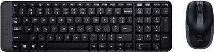 Logitech MK220 Tastatur RF Wireless Schwarz (920-008318)