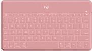 Logitech Keys-To-Go – Tastatur – Bluetooth – AZERTY – Französisch – Blush Pink – für Apple iPad/iPhone/TV