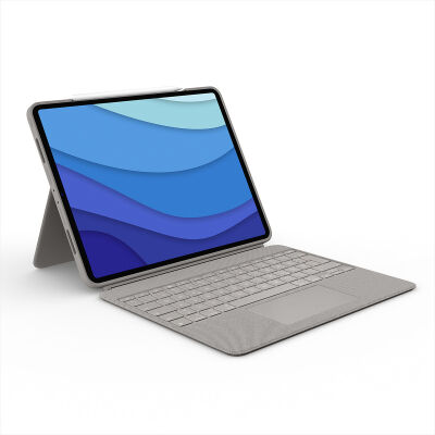 Logitech Combo Touch für Ipad Pro 12.9″ 5./6. Gen. (2021/22), Case mit Tastatur und Touchpad, QWERTZ Layout