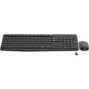 Logitech MK235 – Tastatur-und-Maus-Set – kabellos – 2.4 GHz – Italienisch/Mittelmeer