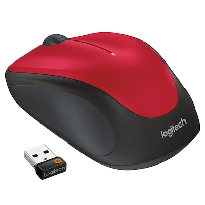 Logitech M235 Kabellose Maus Rot