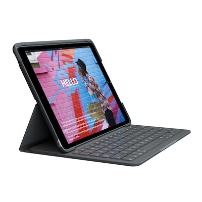 Logitech Slim Folio Hülle und Tastatur für Apple iPad 10,2″ (2021 – 2019) CH-Layout